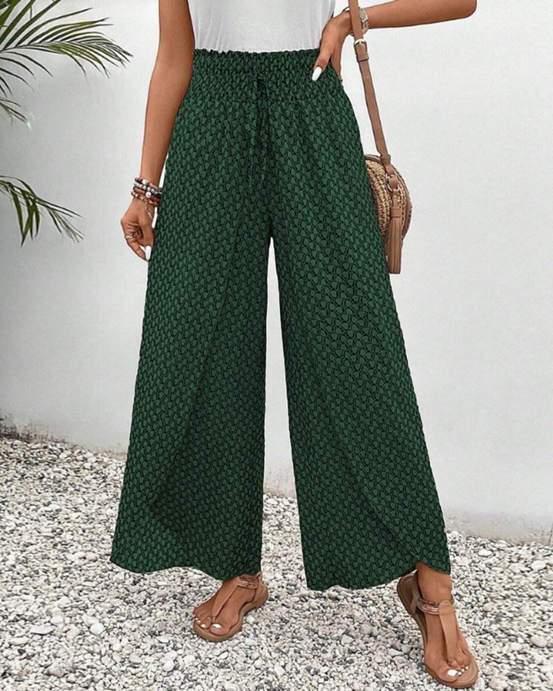 Zola – Pantalon d'été taille haute & motif