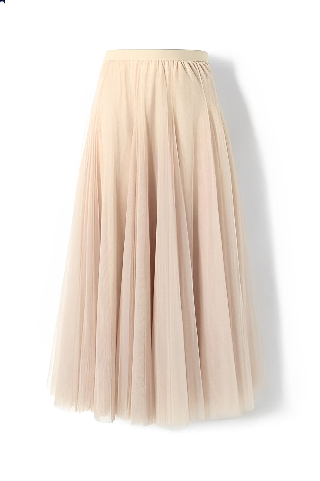 Maleah – Jupe midi plissée en tulle