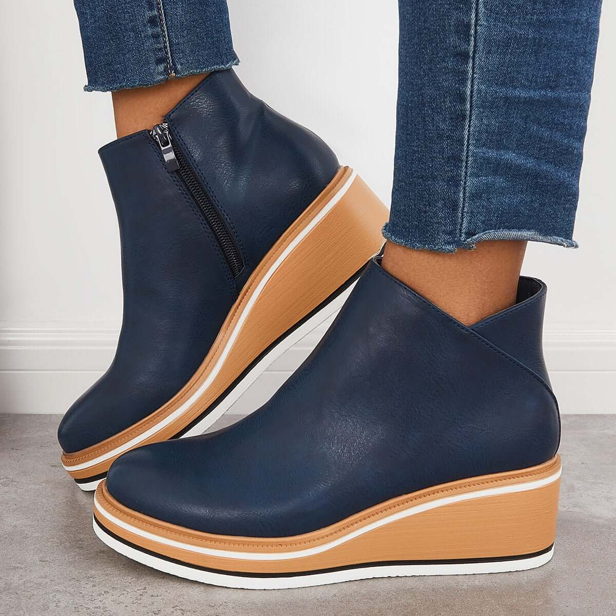 Nikkole - Chaussures en cuir à la mode pour femmes