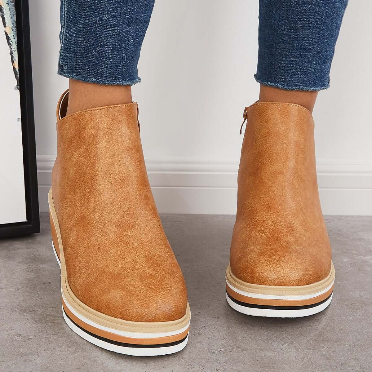 Danielle – Bottes Plateformes Stylées