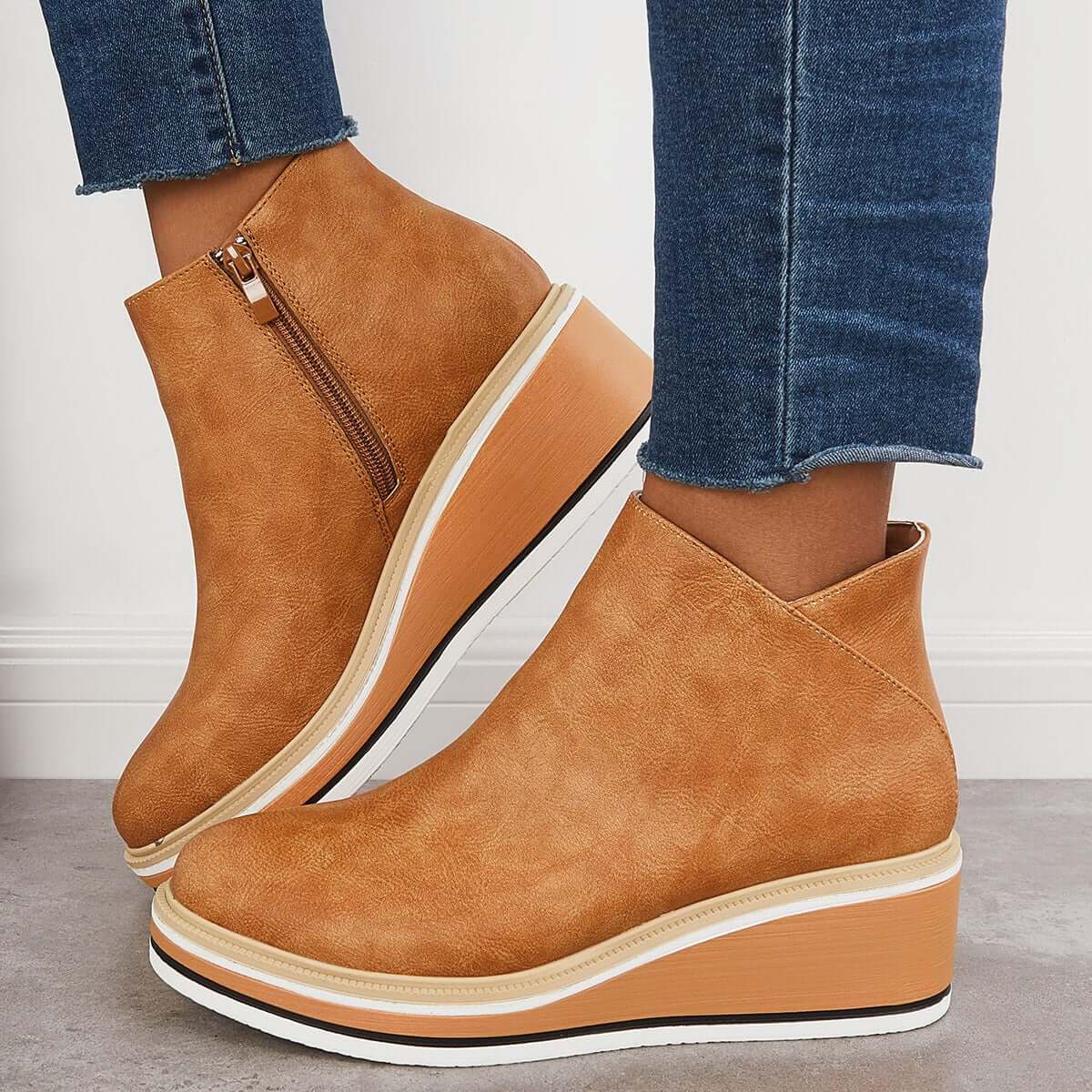 Nikkole - Chaussures en cuir à la mode pour femmes