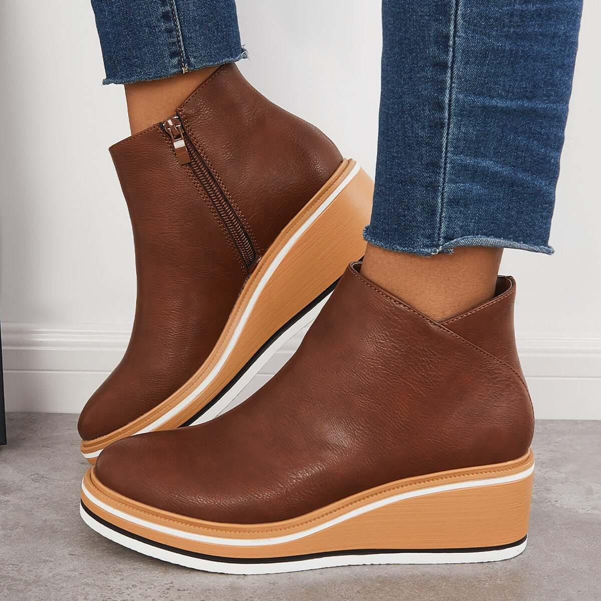 Nikkole - Chaussures en cuir à la mode pour femmes
