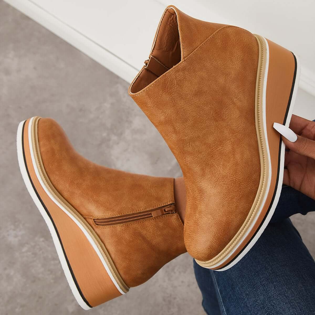 Danielle – Bottes Plateformes Stylées