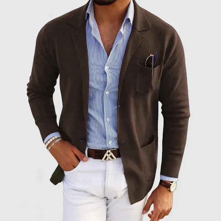 Nico – Blazer homme chic avec col et boutons