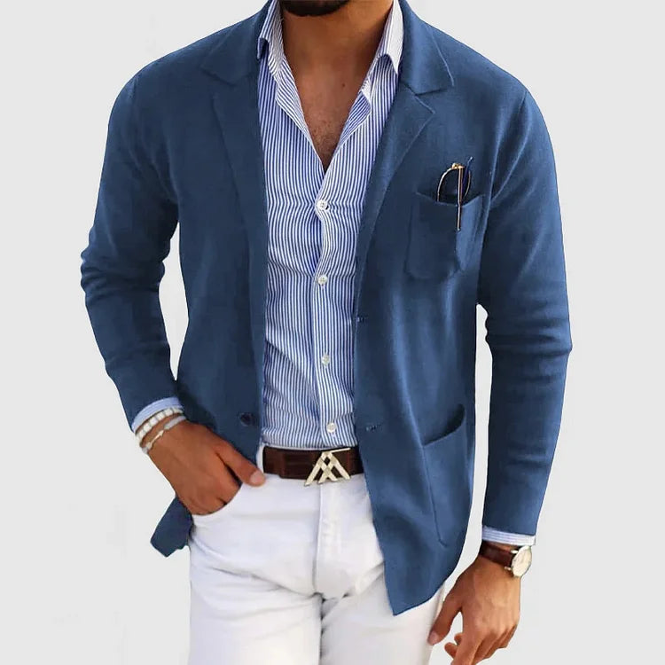 Nico – Blazer homme chic avec col et boutons
