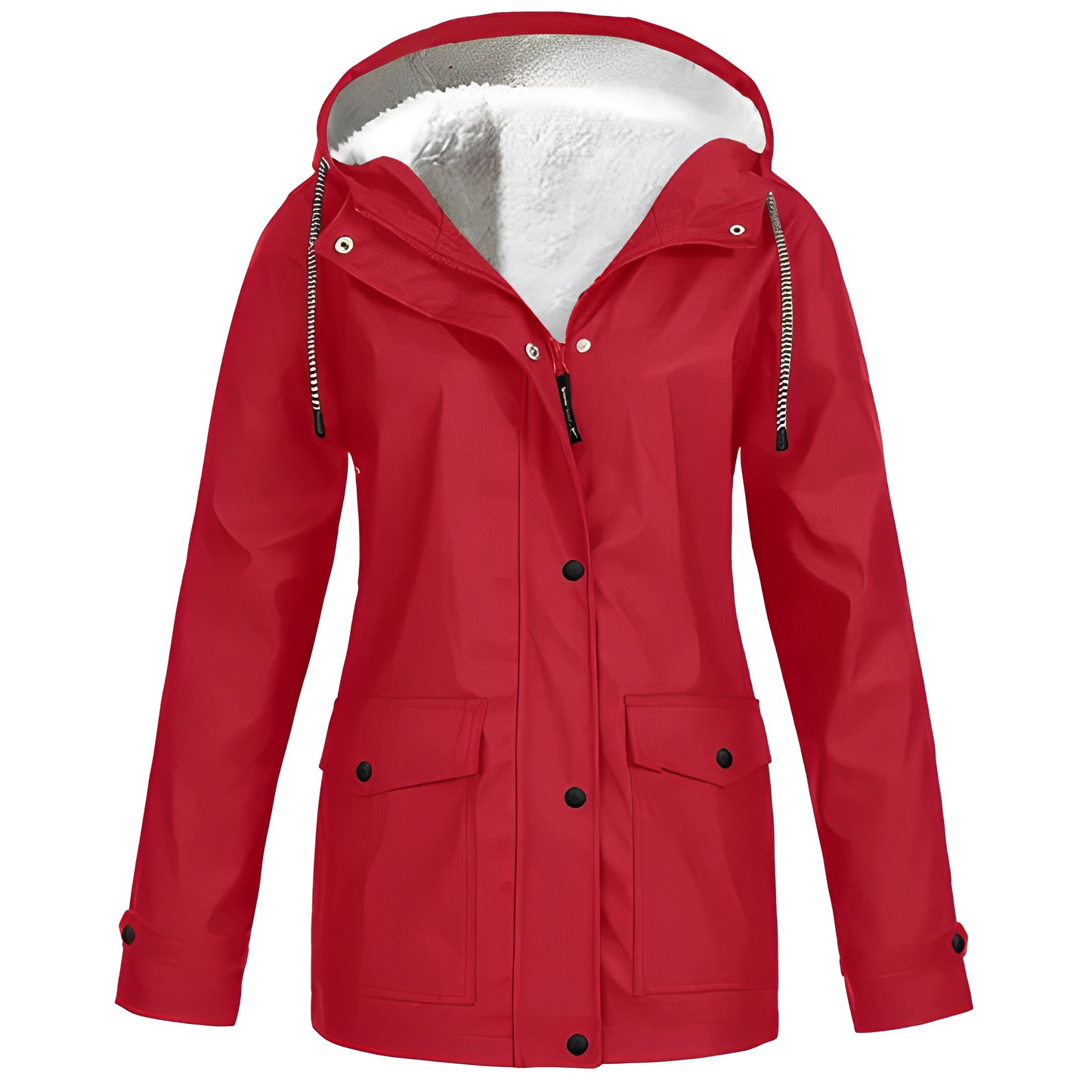 Sherlyn - Manteau à capuche pour femmes avec intérieur polaire