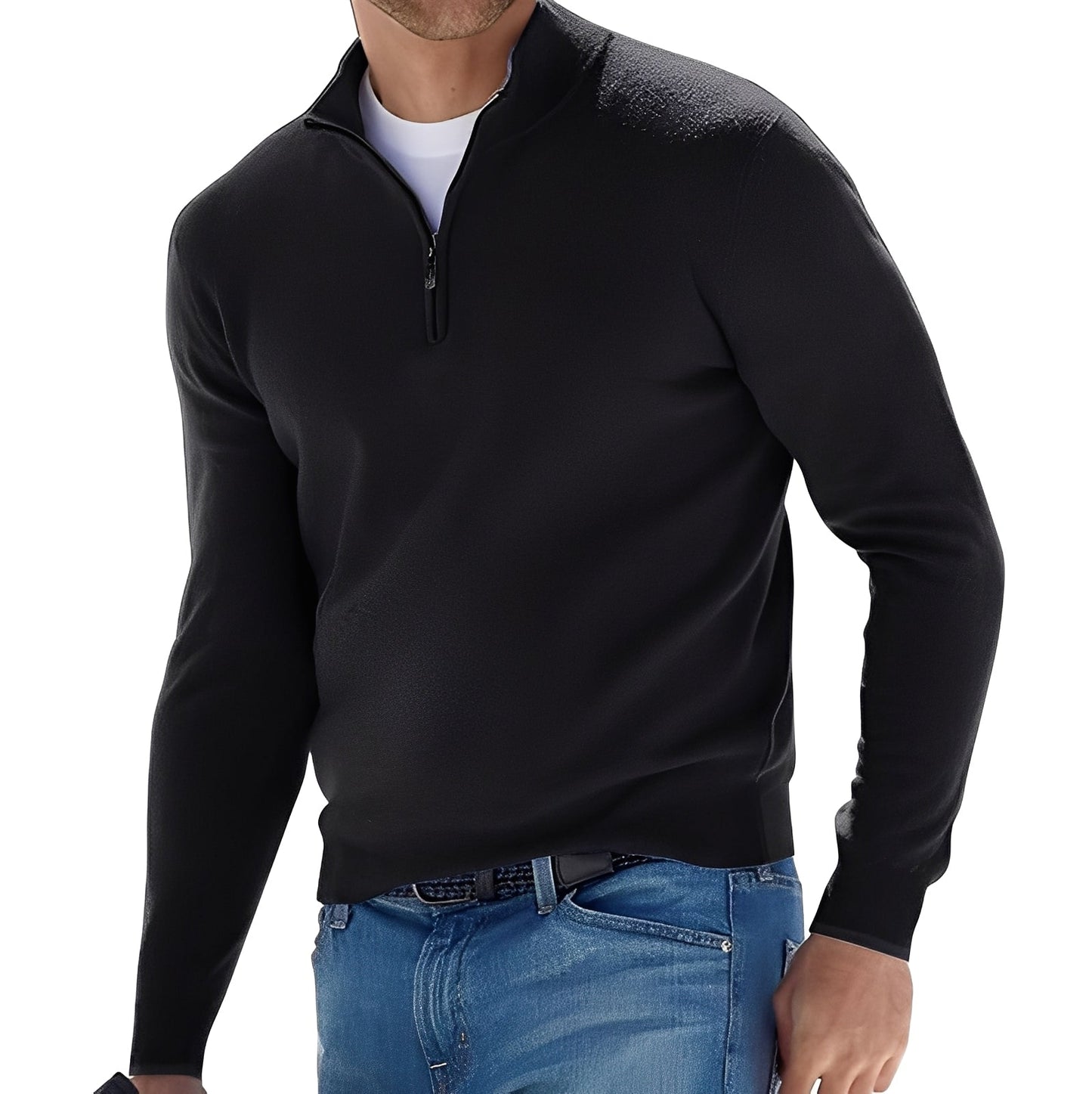 Kennith - Sweat ample à zip pour hommes