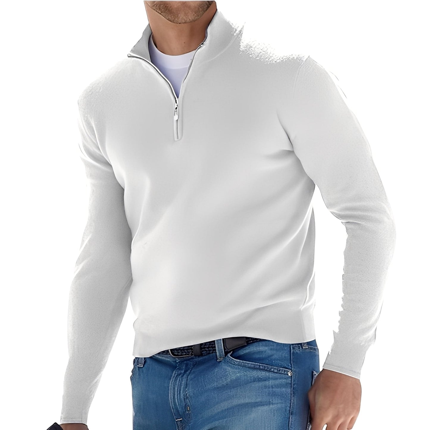 Kennith - Sweat ample à zip pour hommes