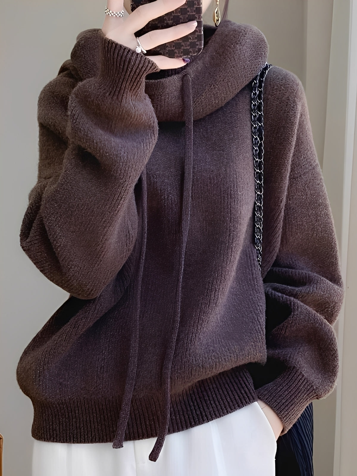 Roxane - Pull en laine chaleureux et doux pour femmes