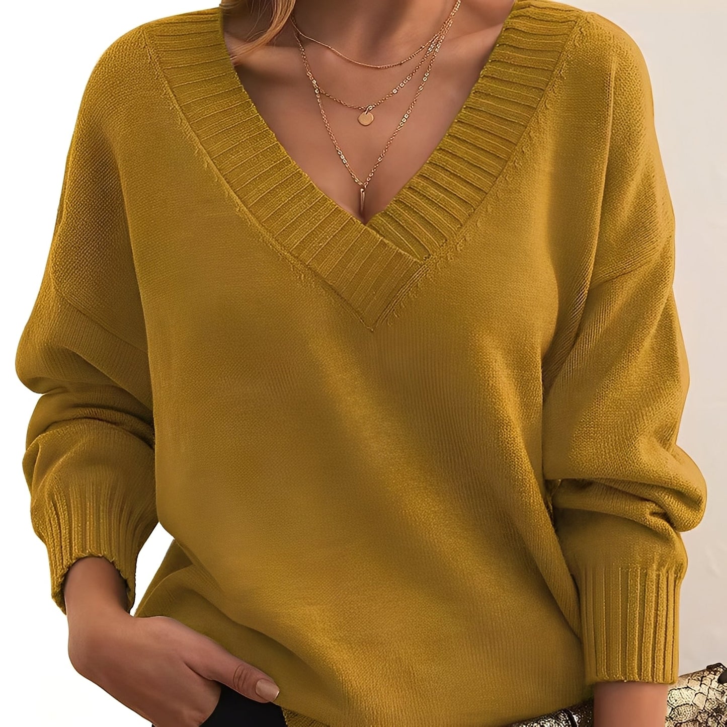 Merideth - Pull basique et adaptable pour femmes