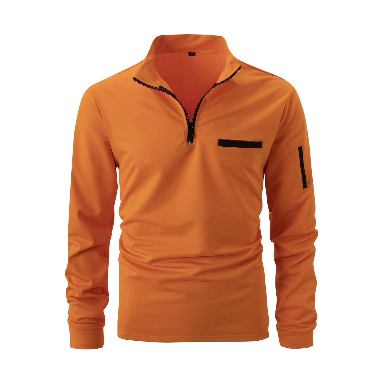 Lucian - Chemise relax avec fermeture éclair et poche pour hommes