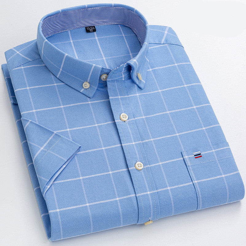 Desmond - Chemise décontractée et douce avec poche sur la poitrine pour hommes