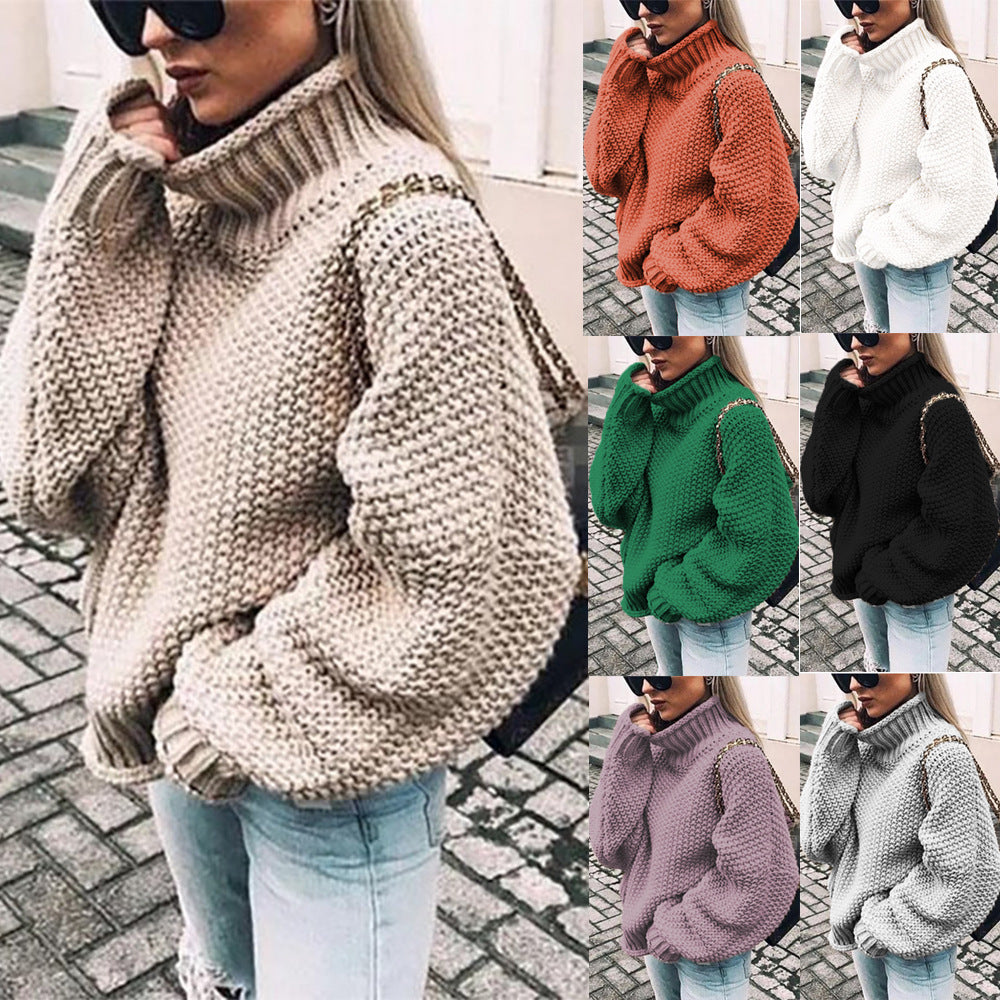 Brooke – Extra épais pull col roulé