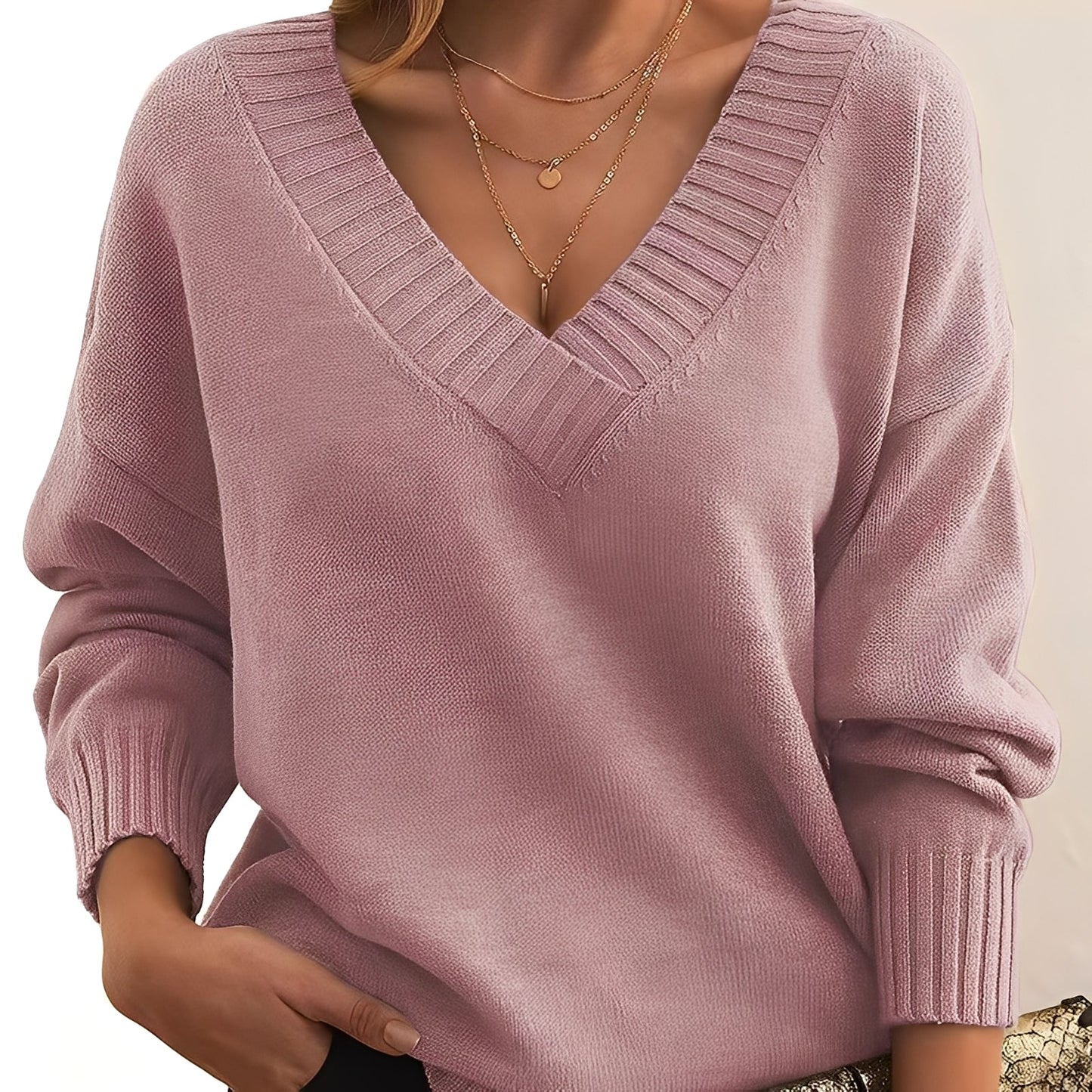 Merideth - Pull basique et adaptable pour femmes