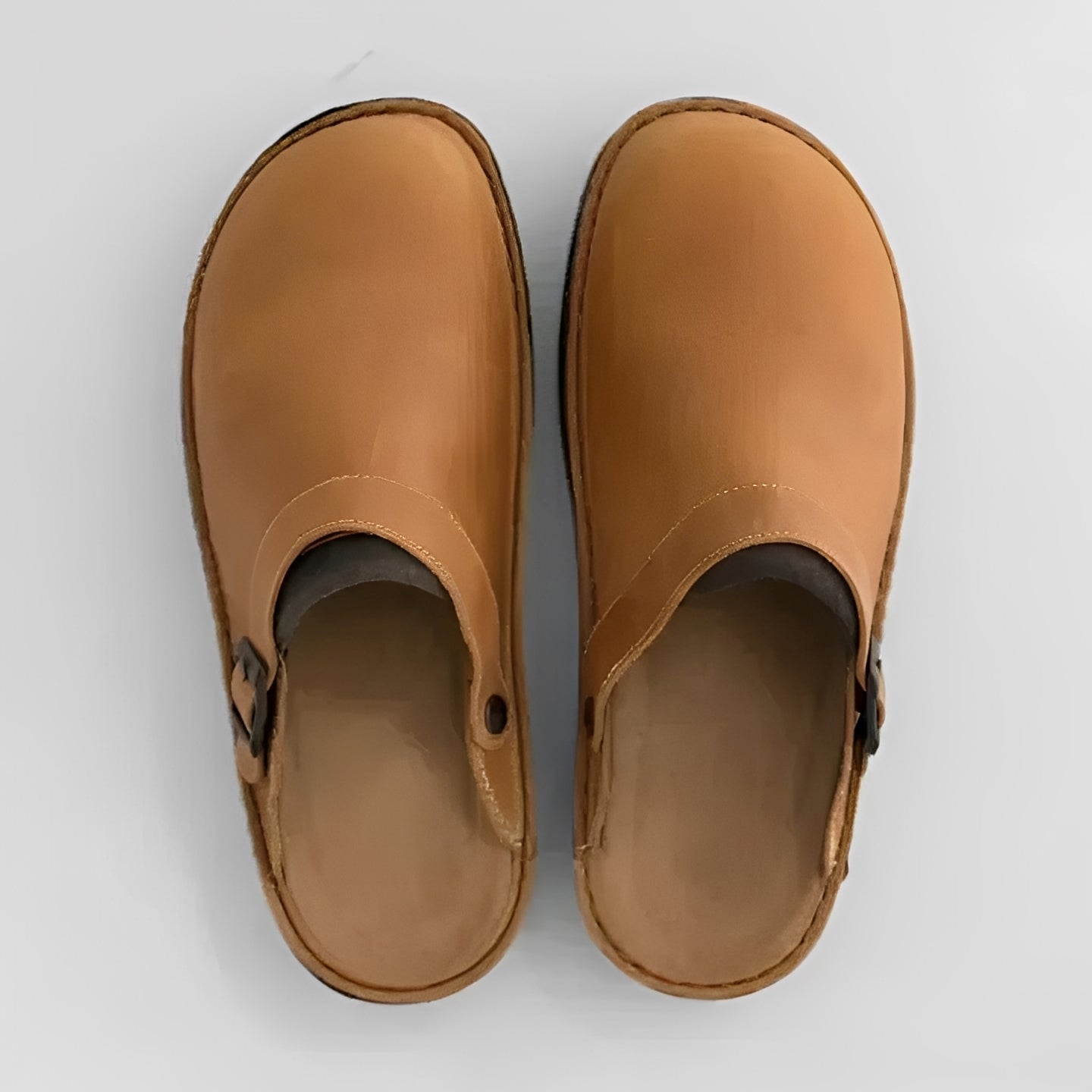 Yani – Pantoufles en cuir orthopédiques pour hommes