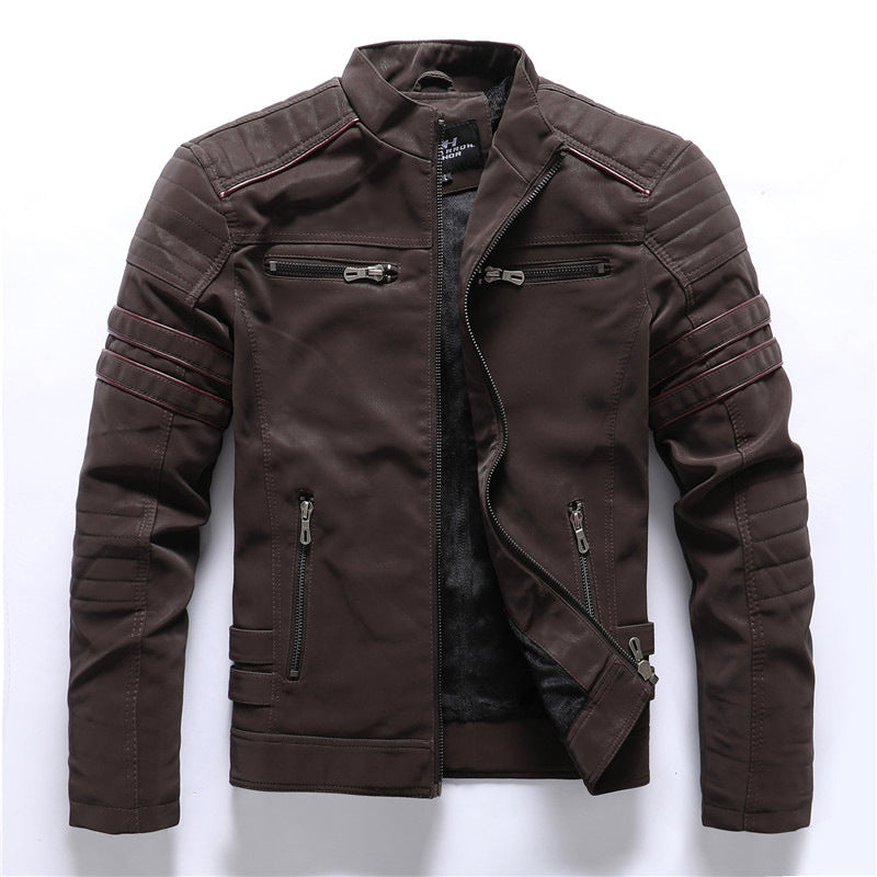 Bastian – Veste motard avec fermeture éclair