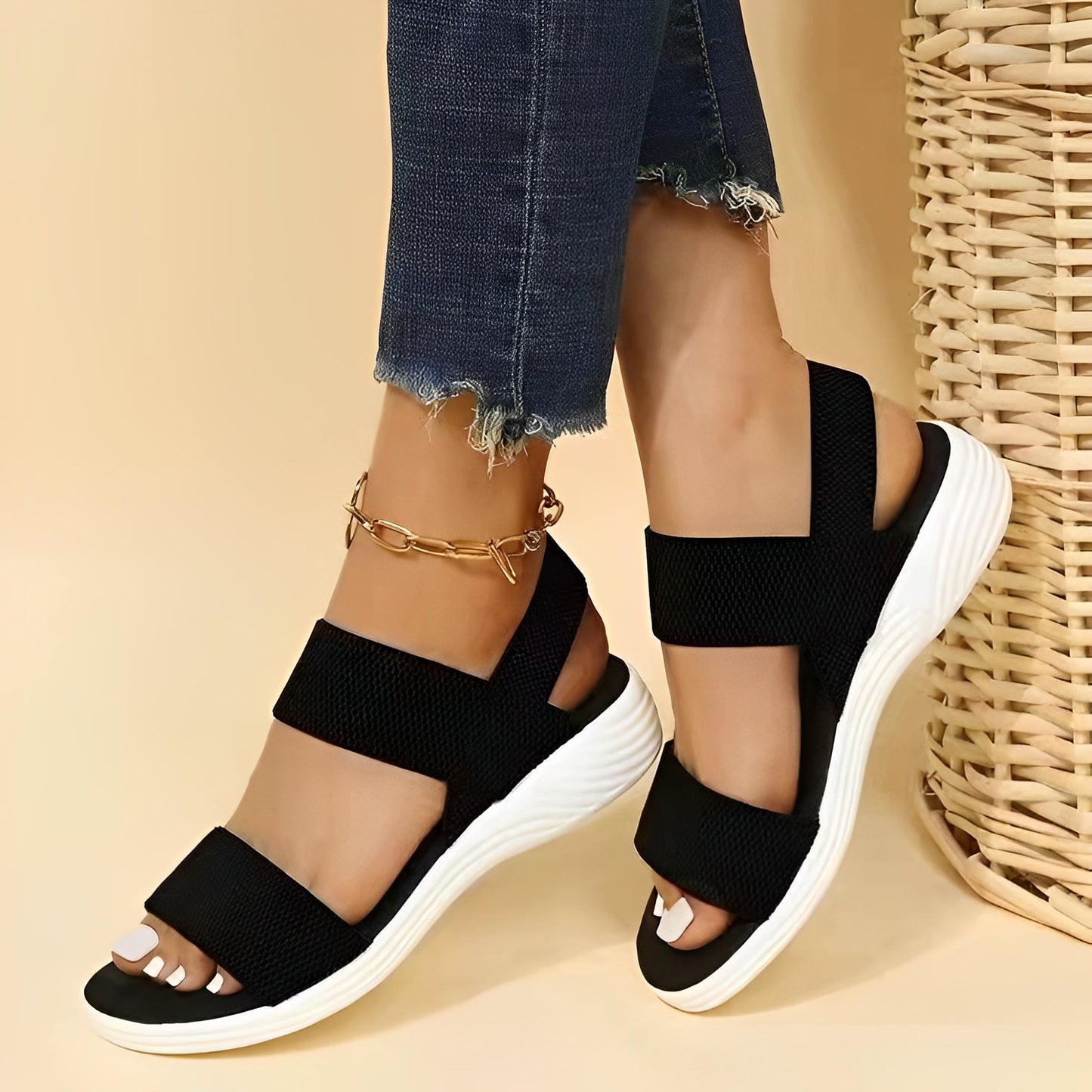Lina – Confortables sandales d'été aérées