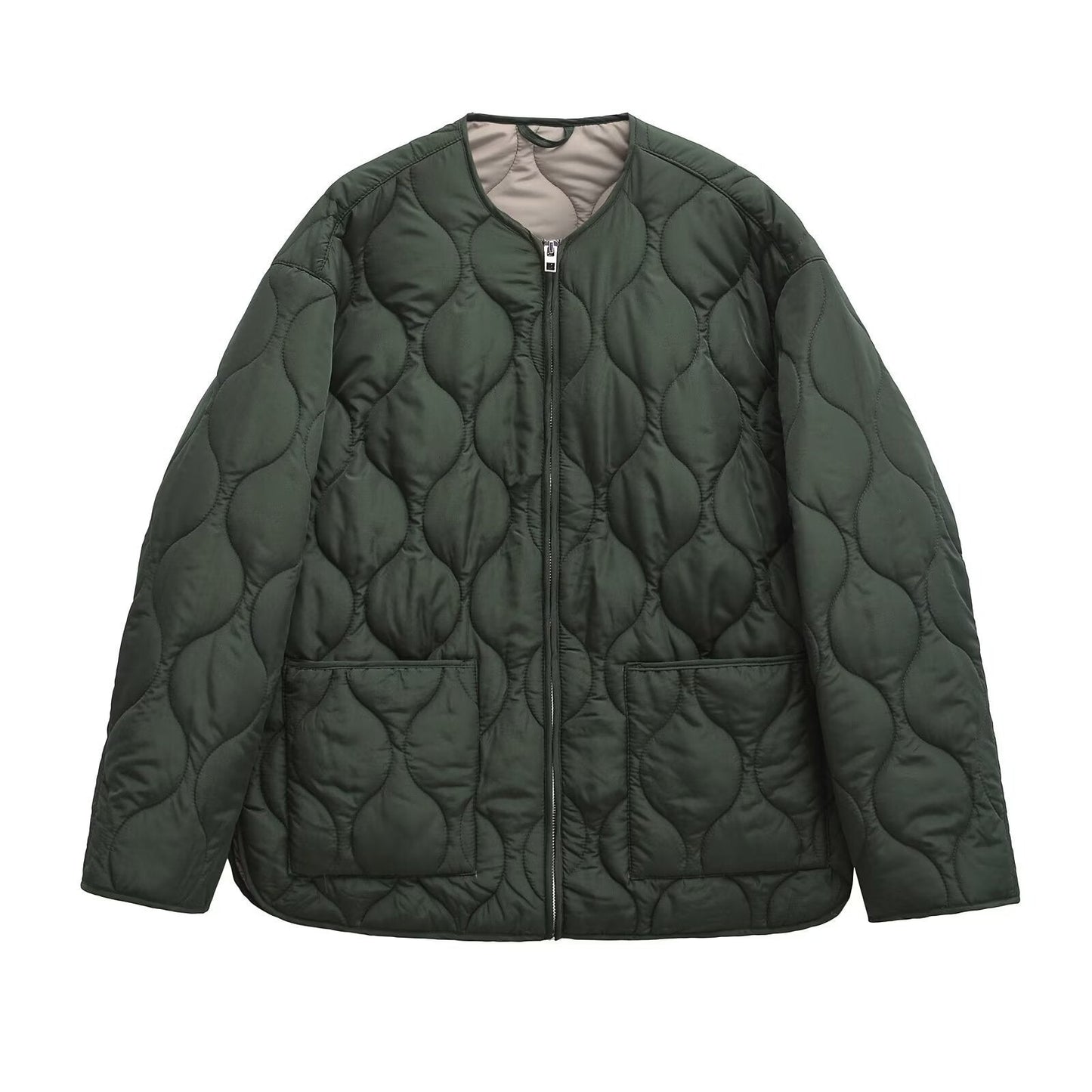 Thelma - Manteau décontracté avec motifs en losange pour femmes