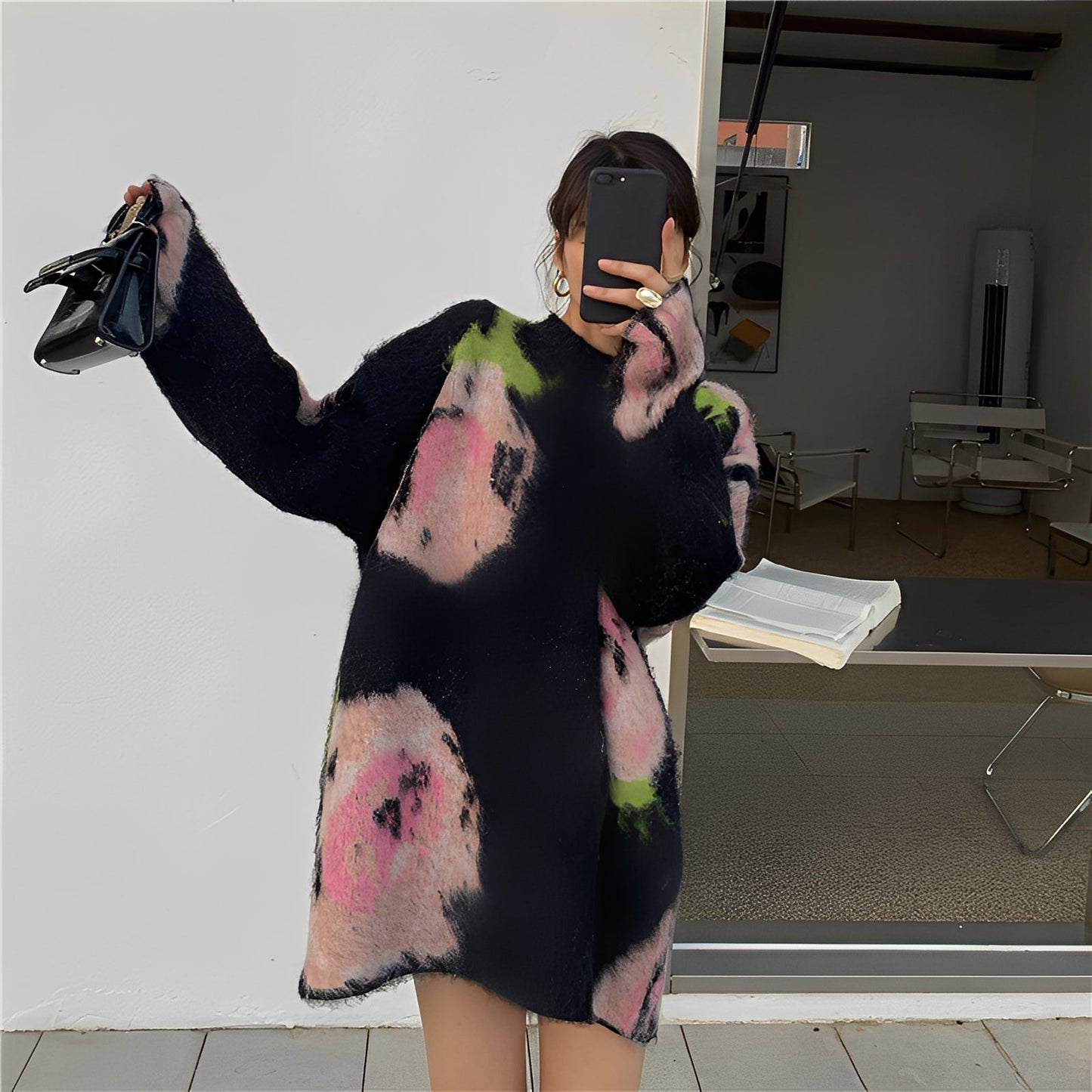 Shelby - Robe tricotée chic et élégante, longueur moyenne pour femmes