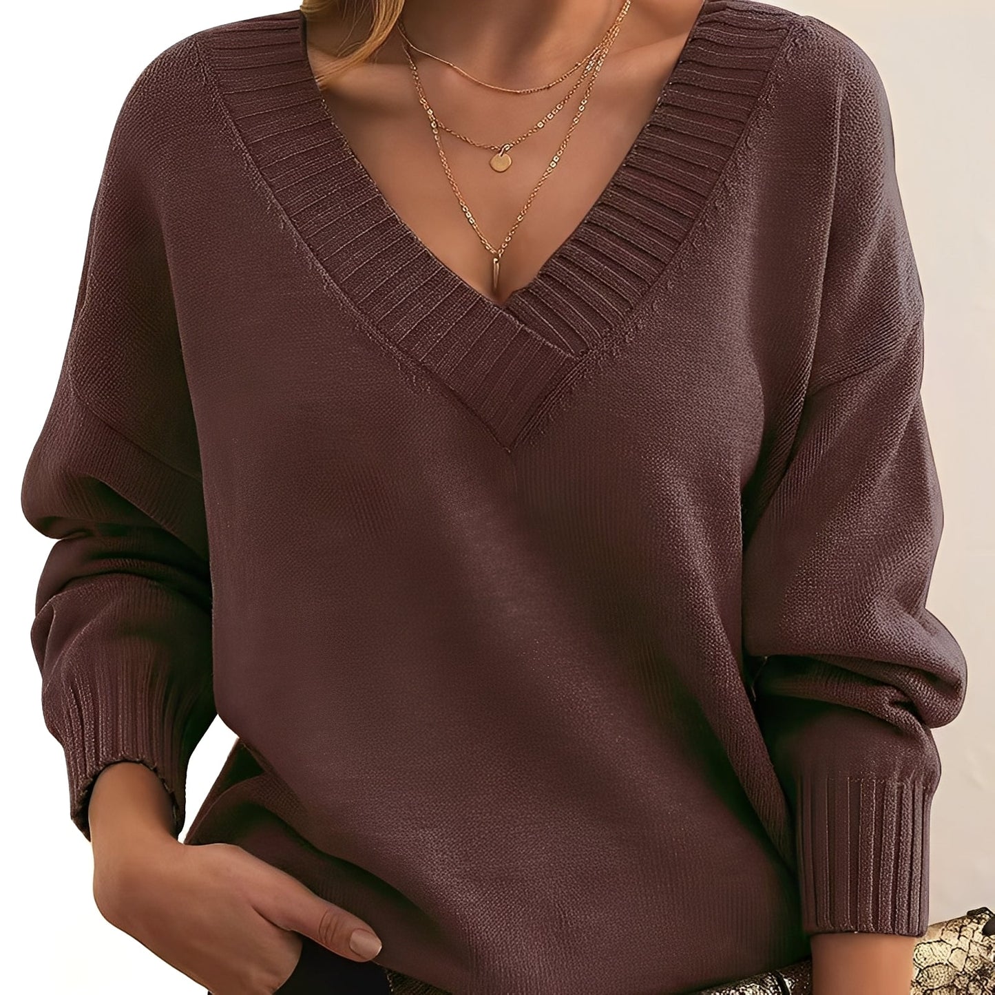Merideth - Pull basique et adaptable pour femmes