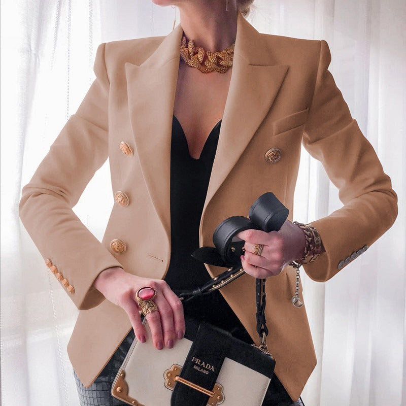Ancien Argent – Modèle de Blazer Élégant pour Femmes