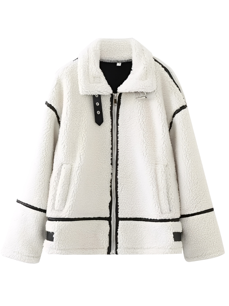 Larah – Manteau d'hiver en teddy