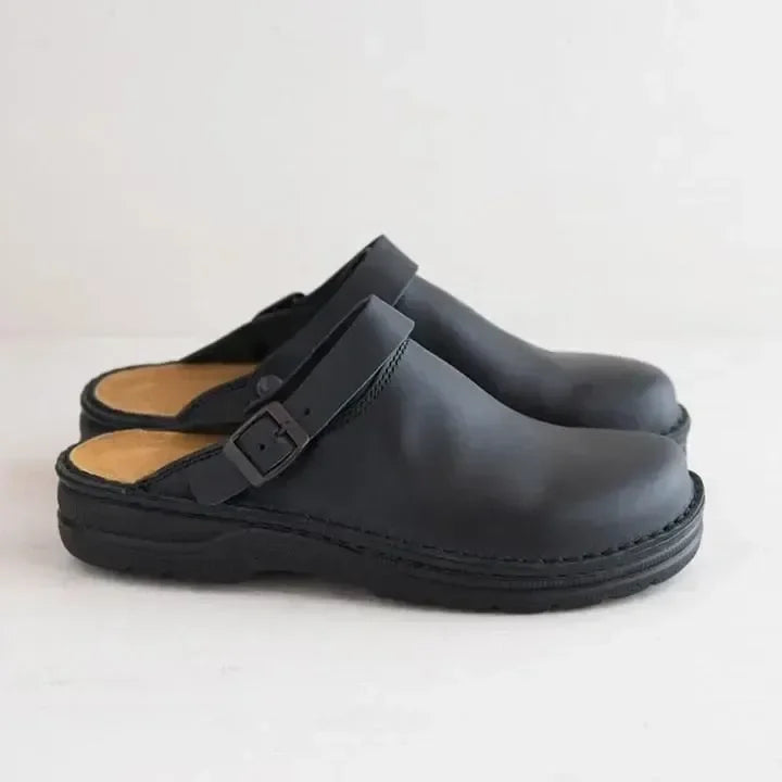 Yani – Pantoufles en cuir orthopédiques pour hommes