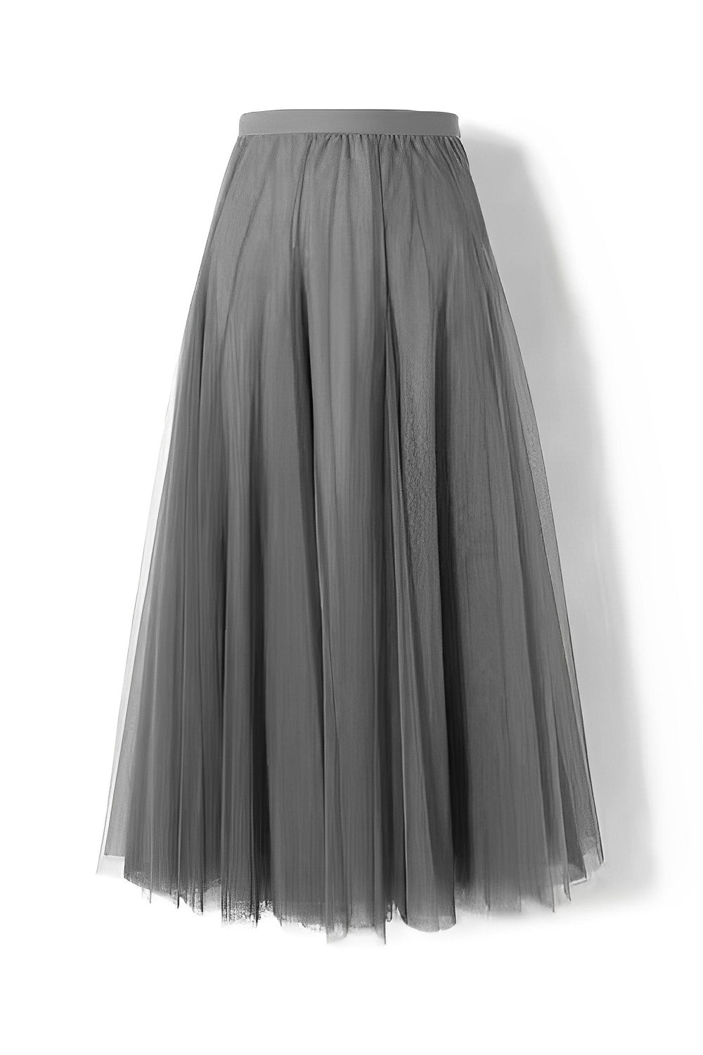 Maleah – Jupe midi plissée en tulle