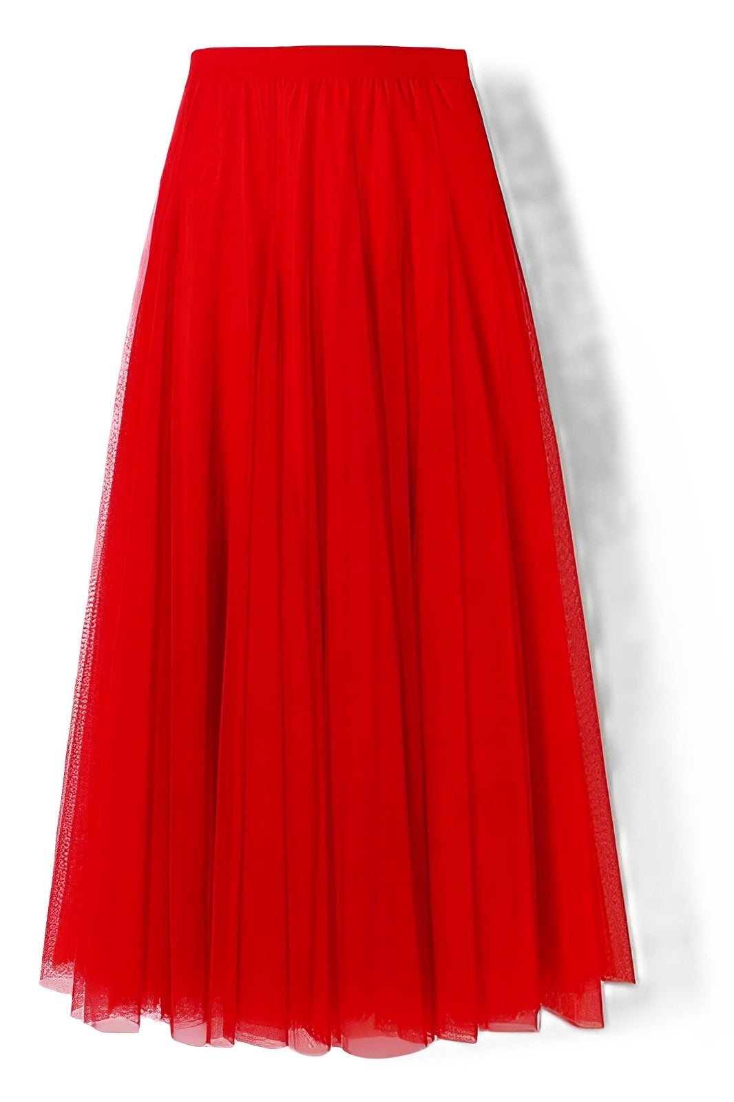 Maleah – Jupe midi plissée en tulle