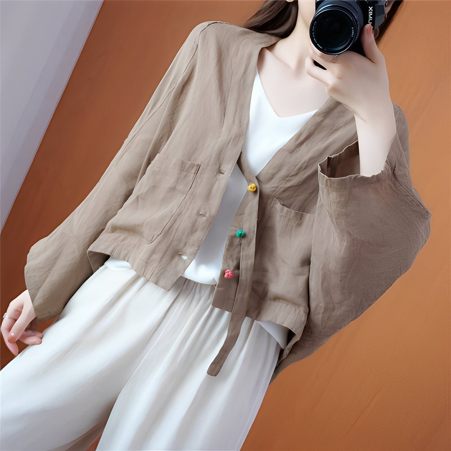 Shelia - Blouson ample avec poches