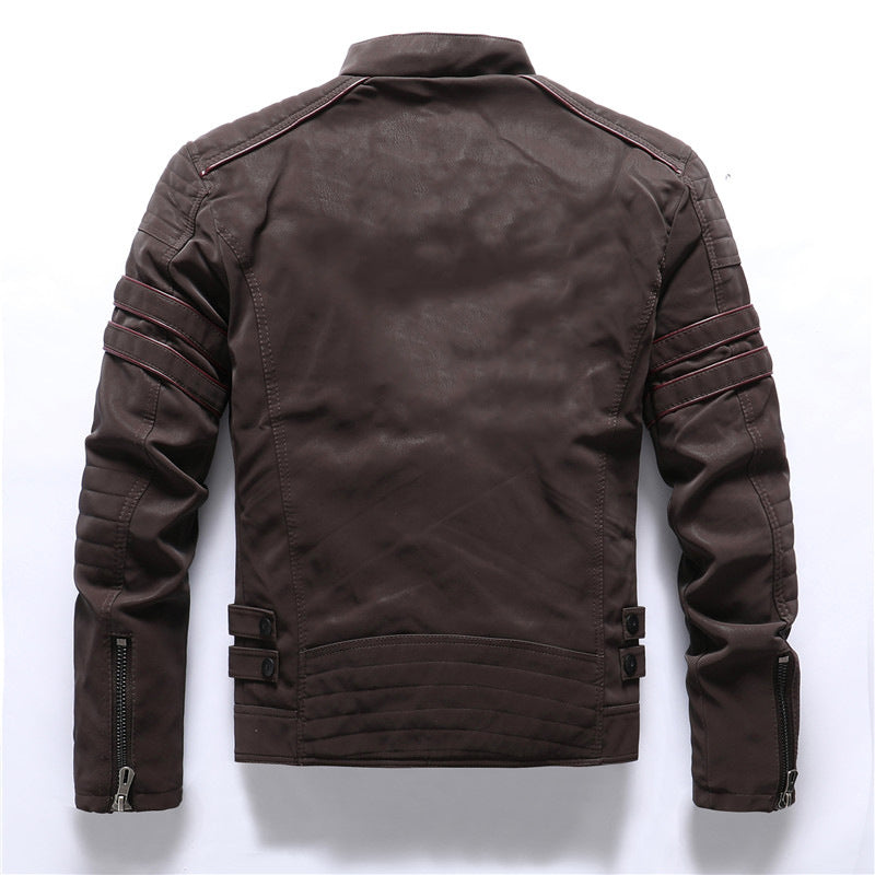 Bastian – Veste motard avec fermeture éclair