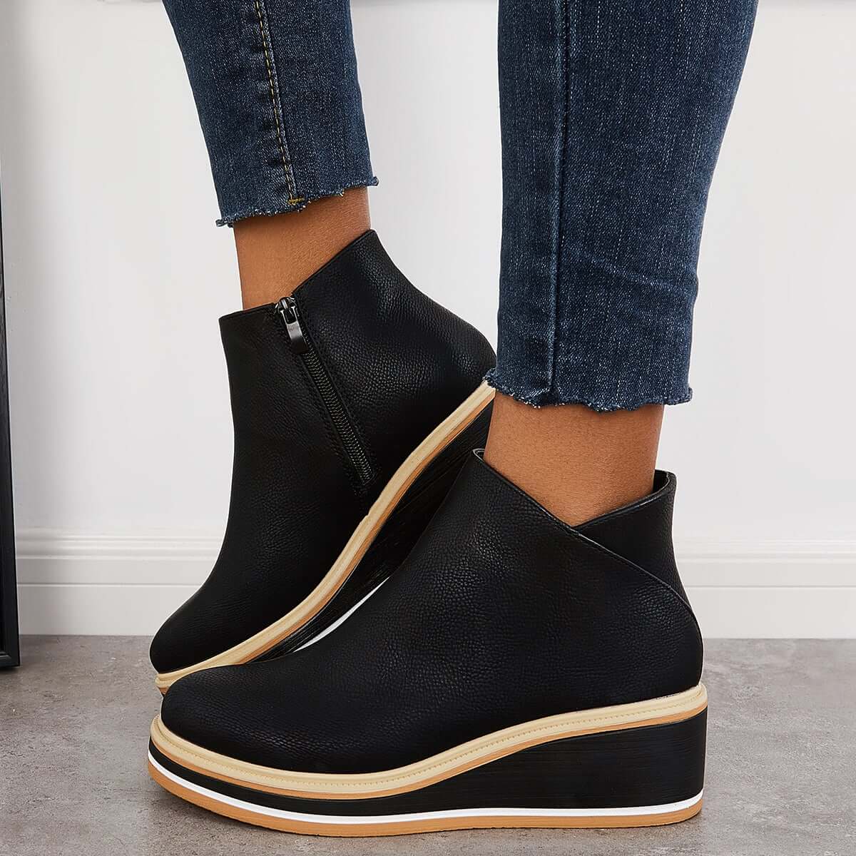 Nikkole - Chaussures en cuir à la mode pour femmes