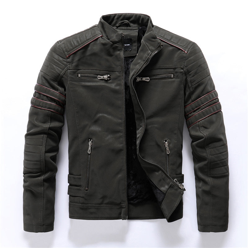 Bastian – Veste motard avec fermeture éclair