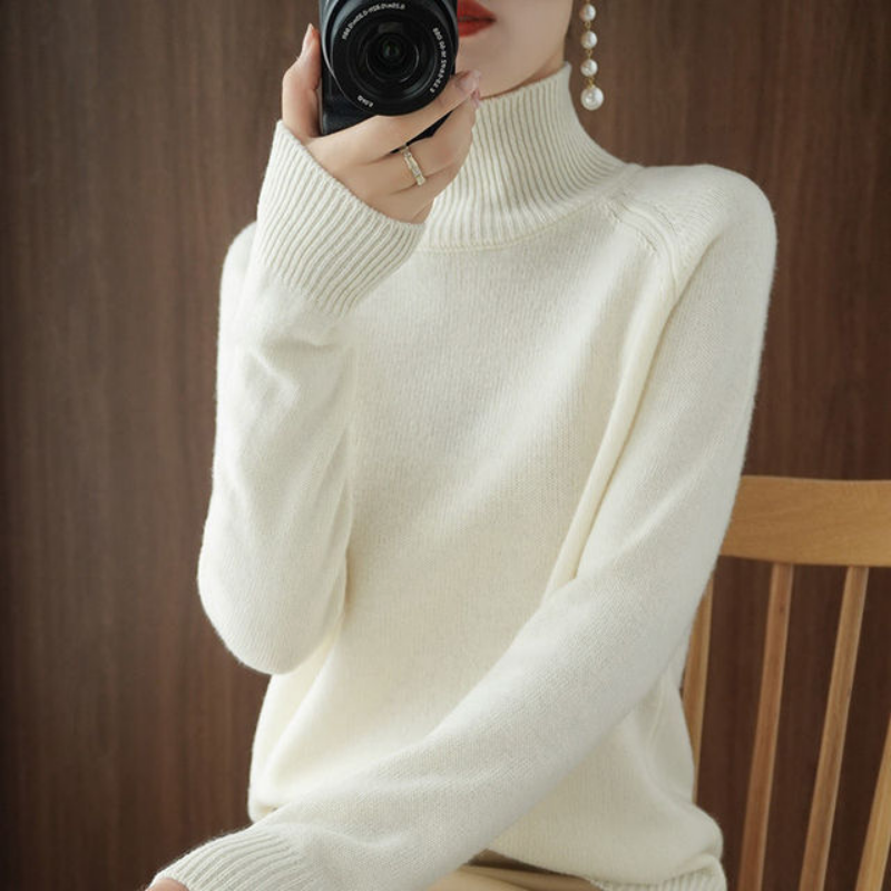 Softy – Pull Col Roulé Cachemire