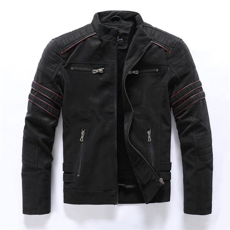Bastian – Veste motard avec fermeture éclair