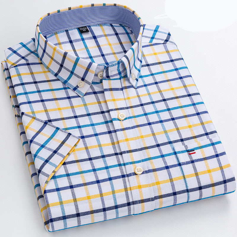 Desmond - Chemise décontractée et douce avec poche sur la poitrine pour hommes