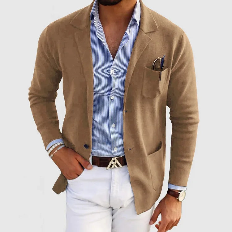 Nico – Blazer homme chic avec col et boutons