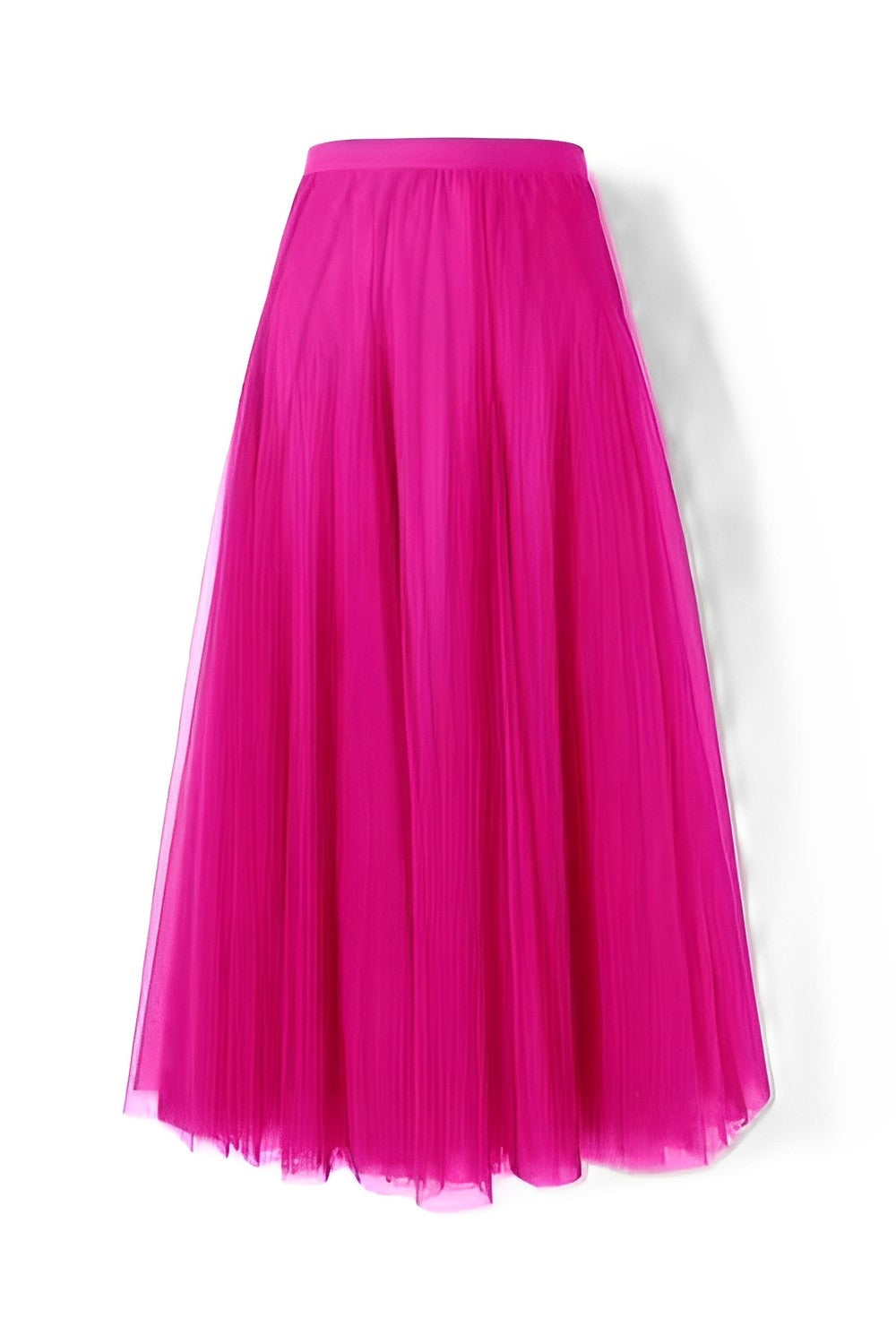 Maleah – Jupe midi plissée en tulle