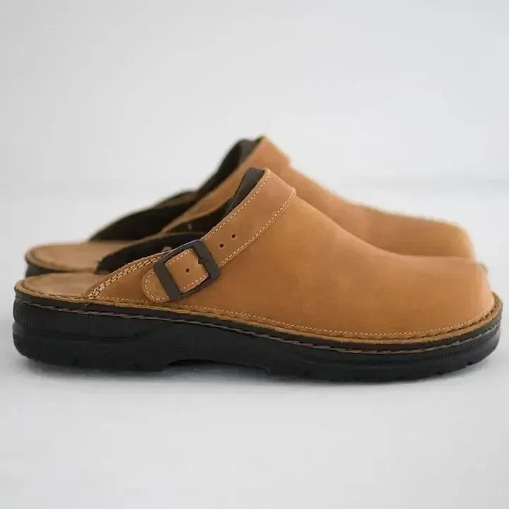 Yani – Pantoufles en cuir orthopédiques pour hommes