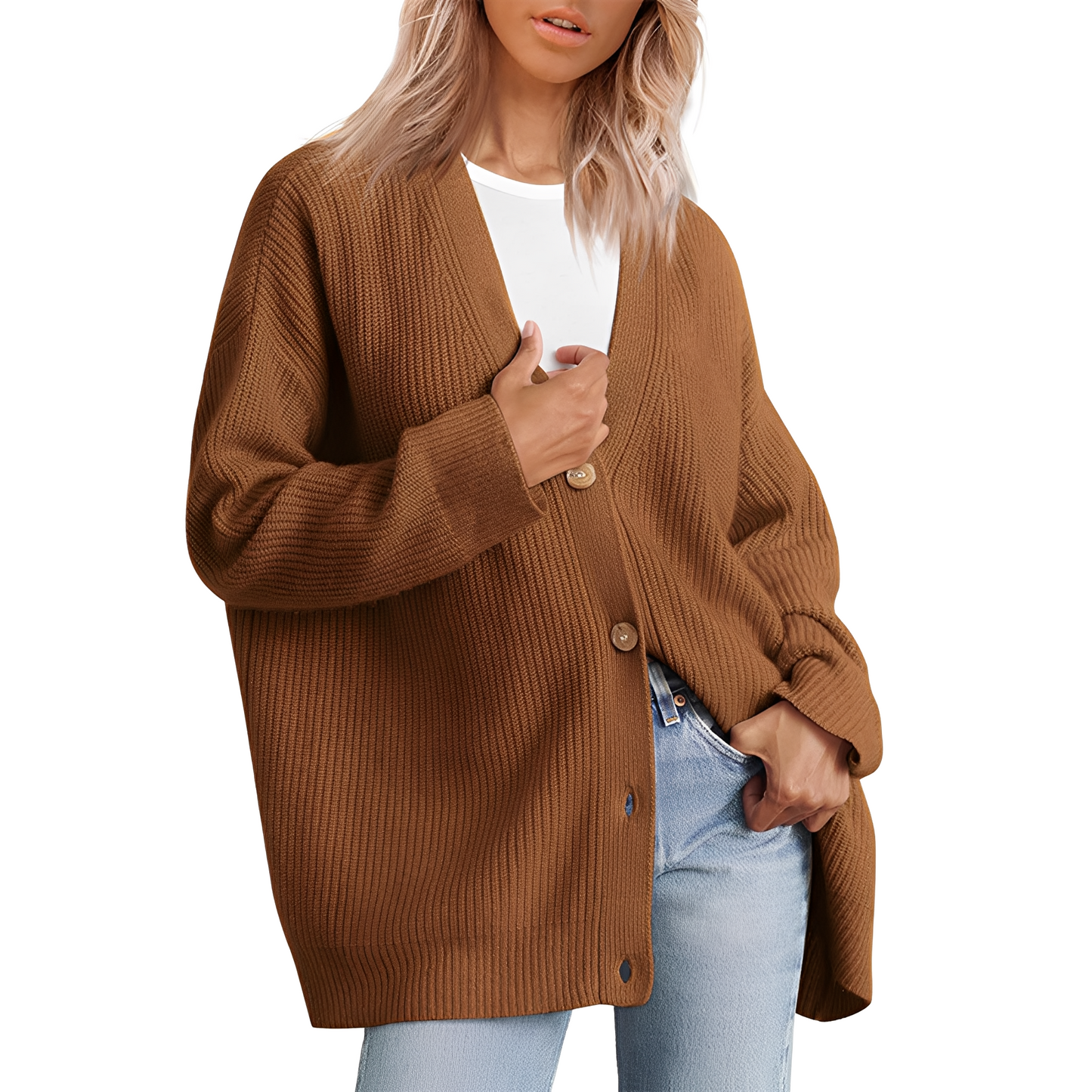 Christal - Grand gilet décontracté pour femmes