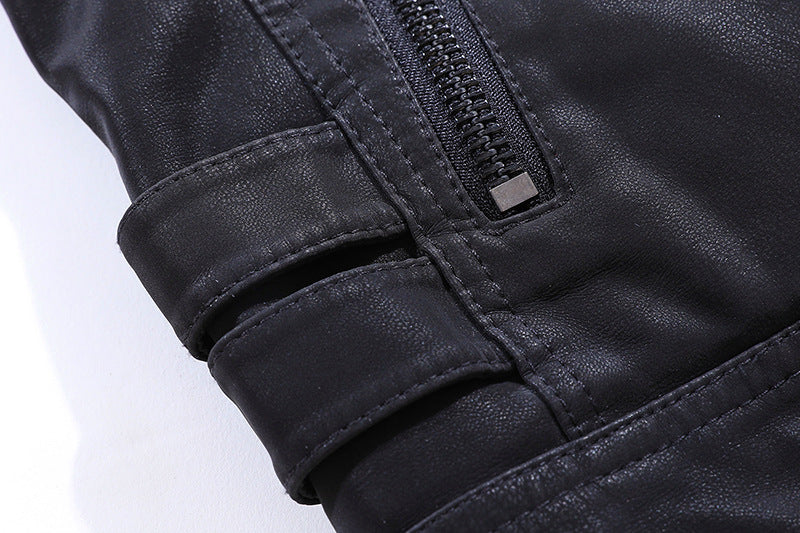 Bastian – Veste motard avec fermeture éclair