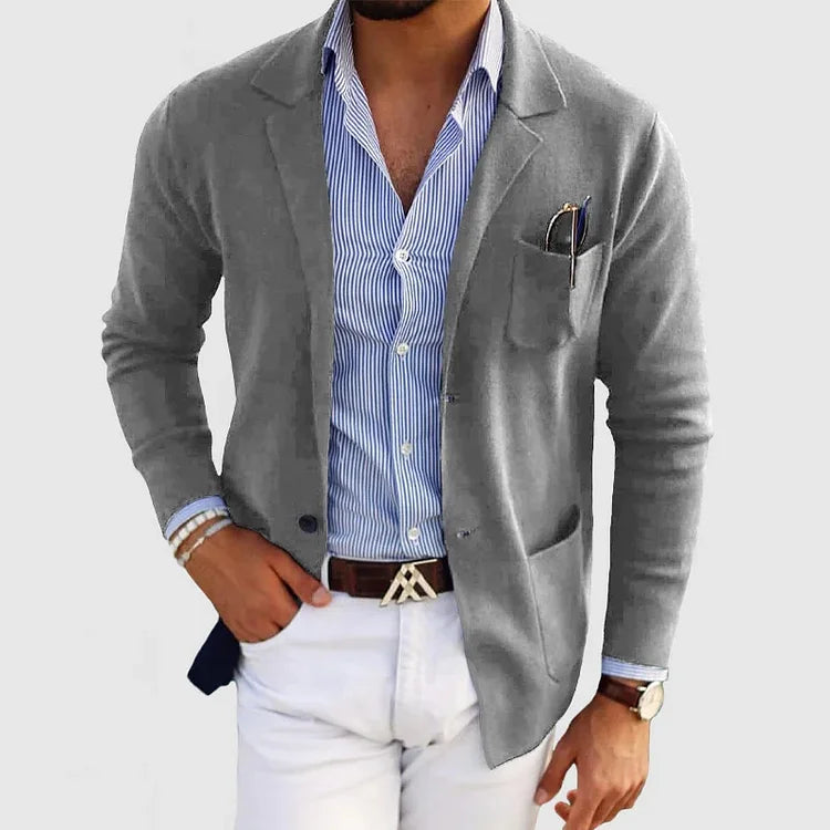 Nico – Blazer homme chic avec col et boutons