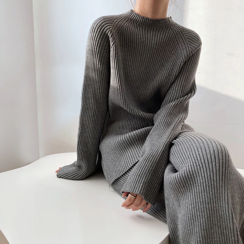 Elisa – Ensemble Tricot Deux Pièces