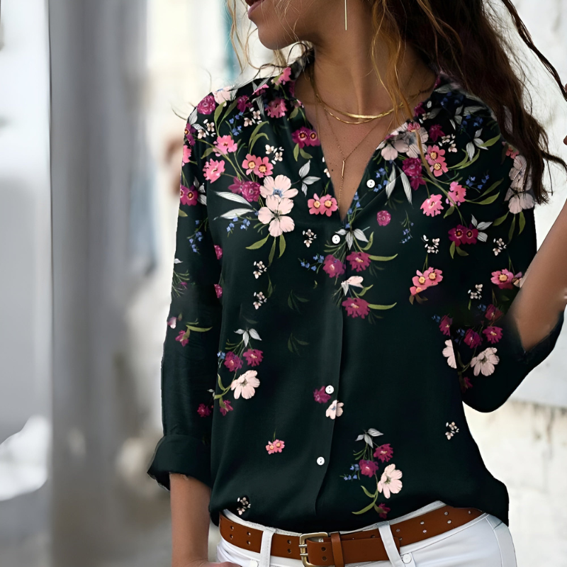 Mira – Blouse ample avec motif