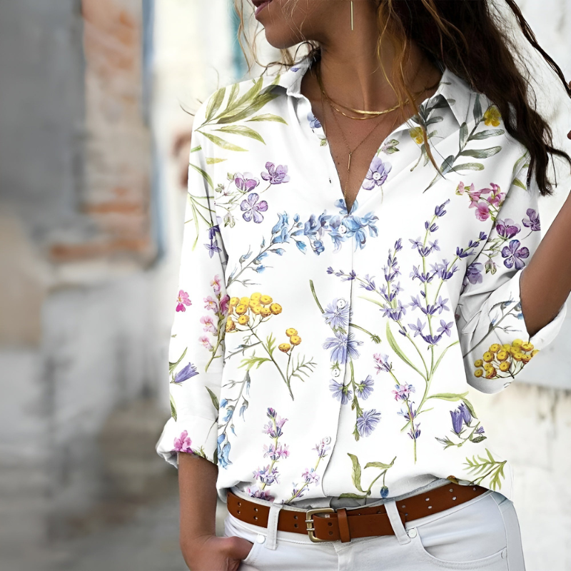 Mira – Blouse ample avec motif