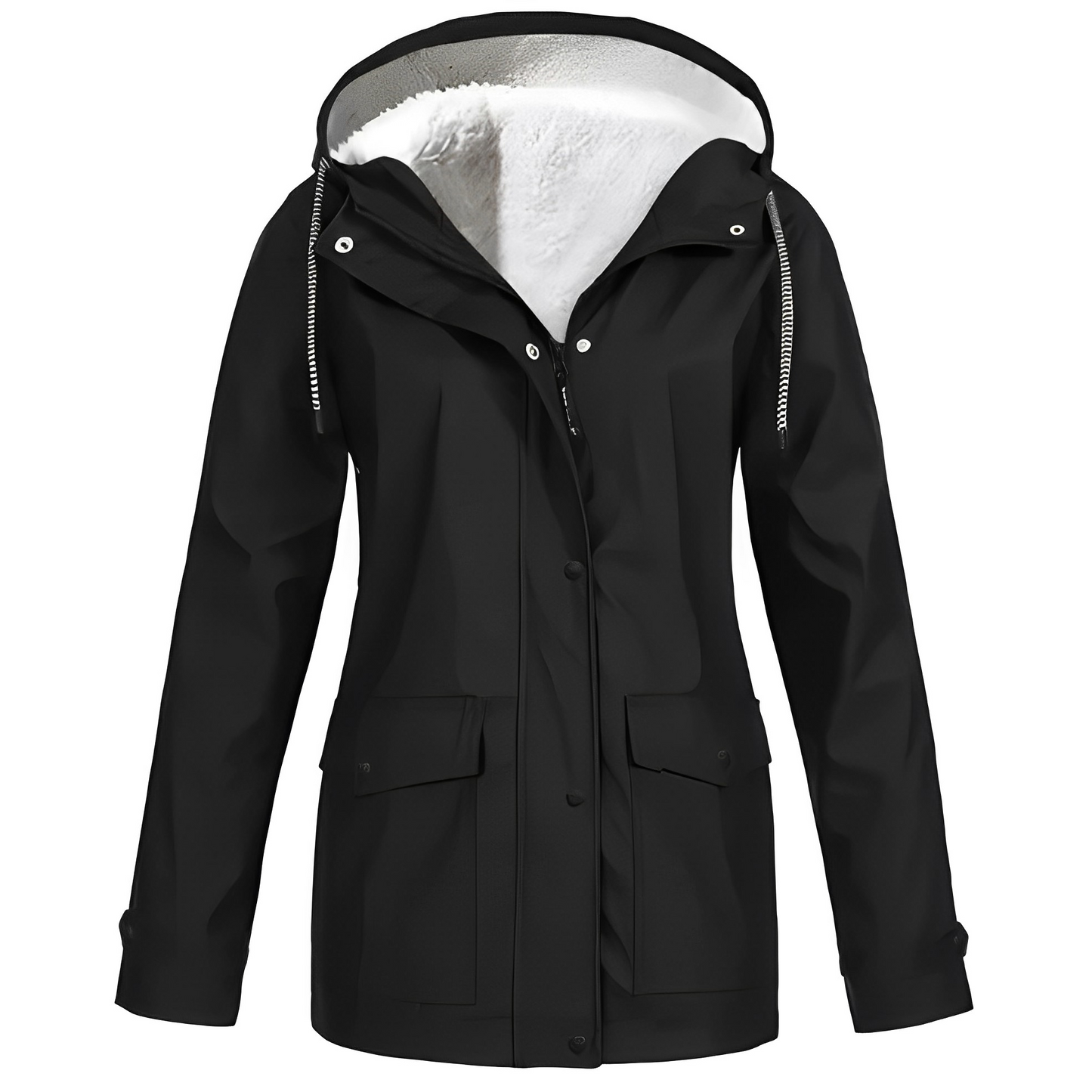 Sherlyn - Manteau à capuche pour femmes avec intérieur polaire