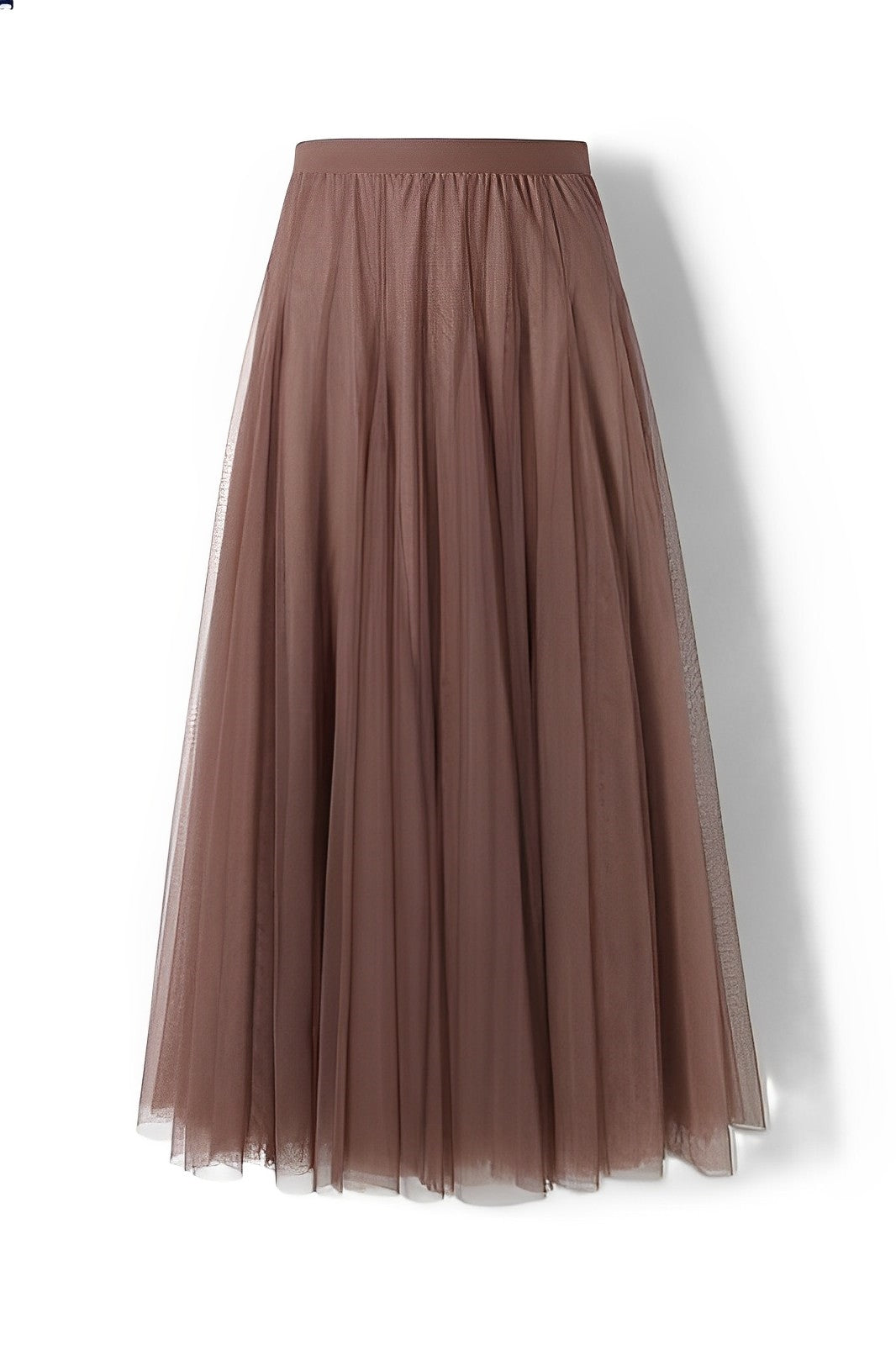 Maleah – Jupe midi plissée en tulle
