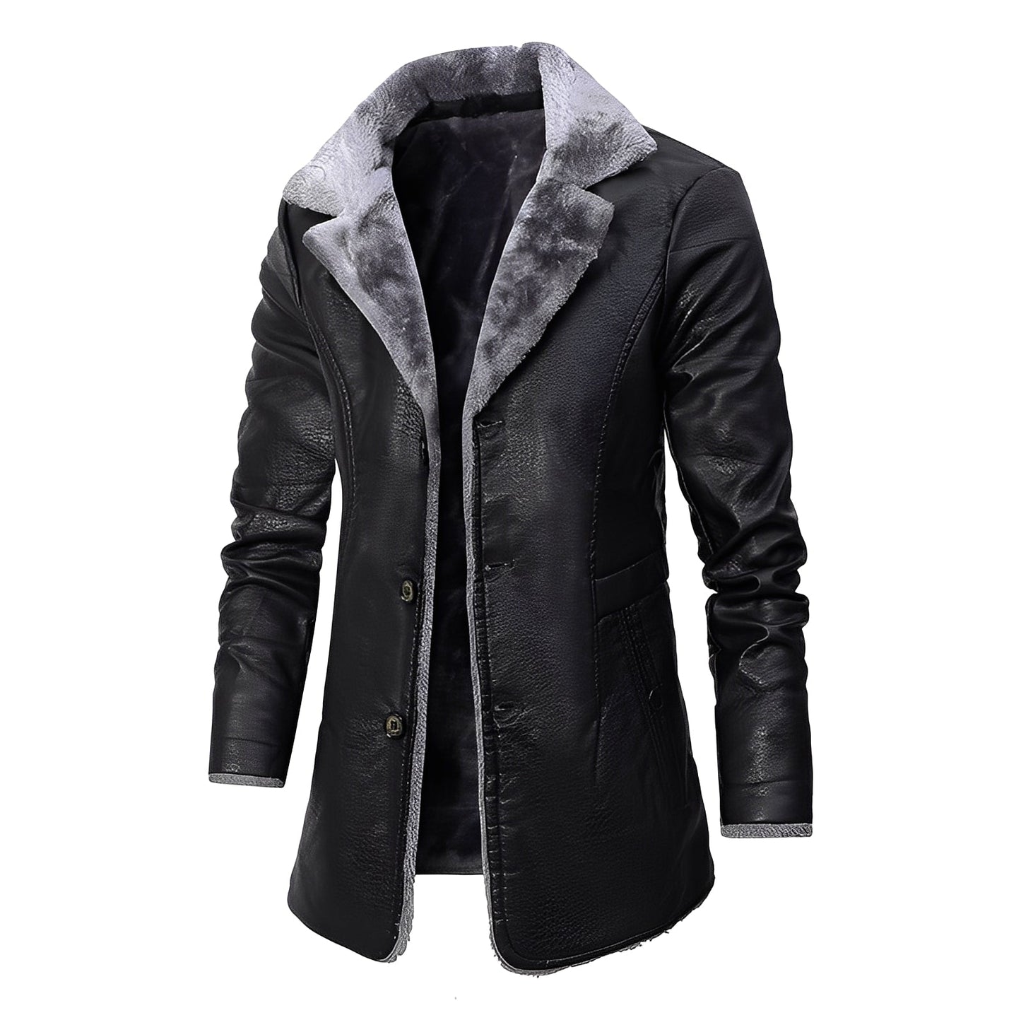 Wilton - Veste en fausse fourrure chaude et détendue pour hommes