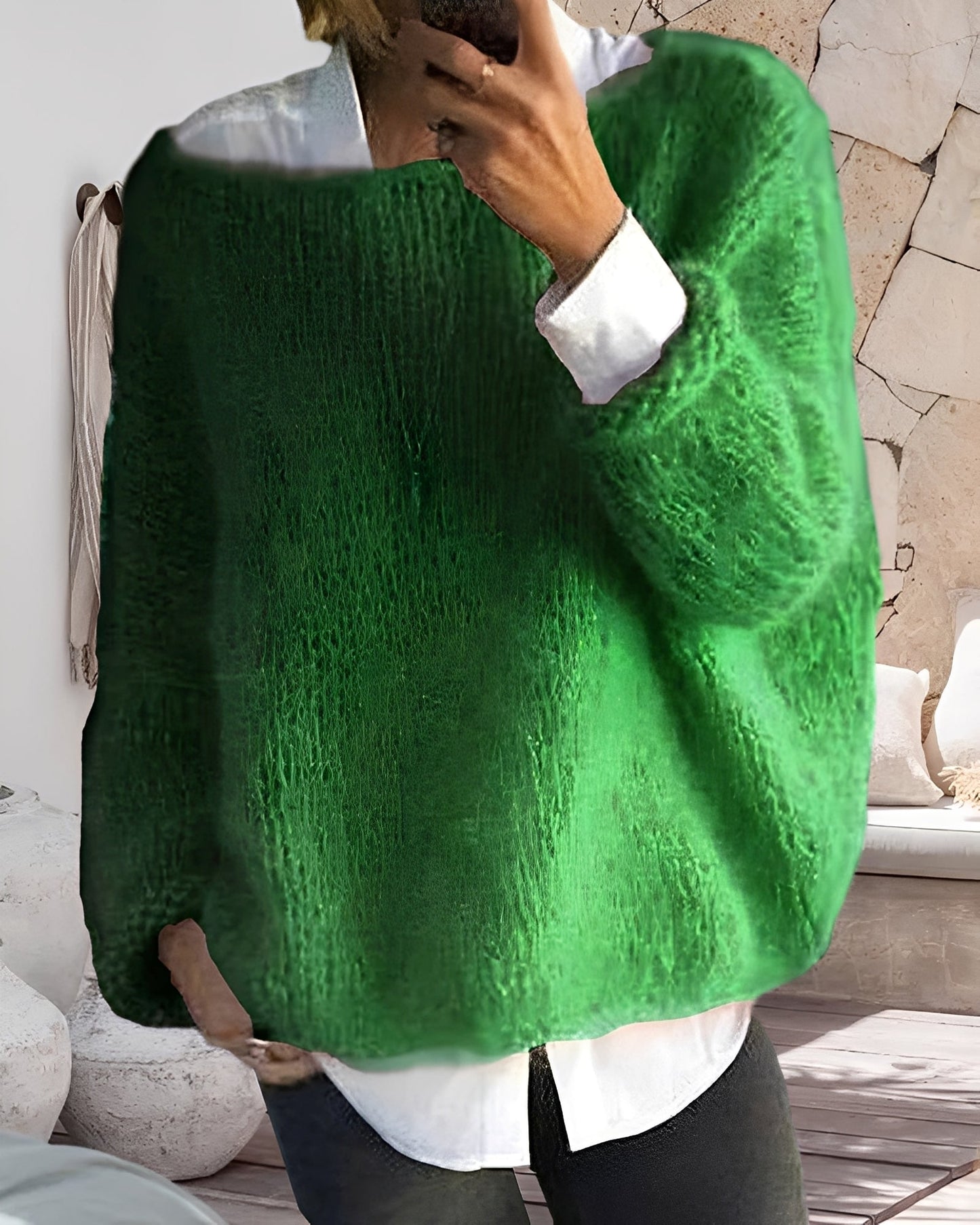 Sarah – Pull Col Rond Coloré