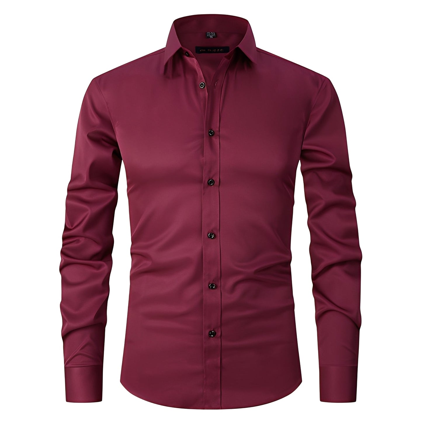 Elton - Chemise homme ajustée et élastique